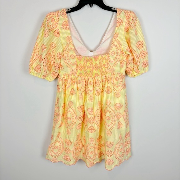Lilly Pulitzer Sarafina Eyelet Babydoll Dress Size 2 - Picture 4 of 11
